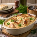 chicken alfredo bake