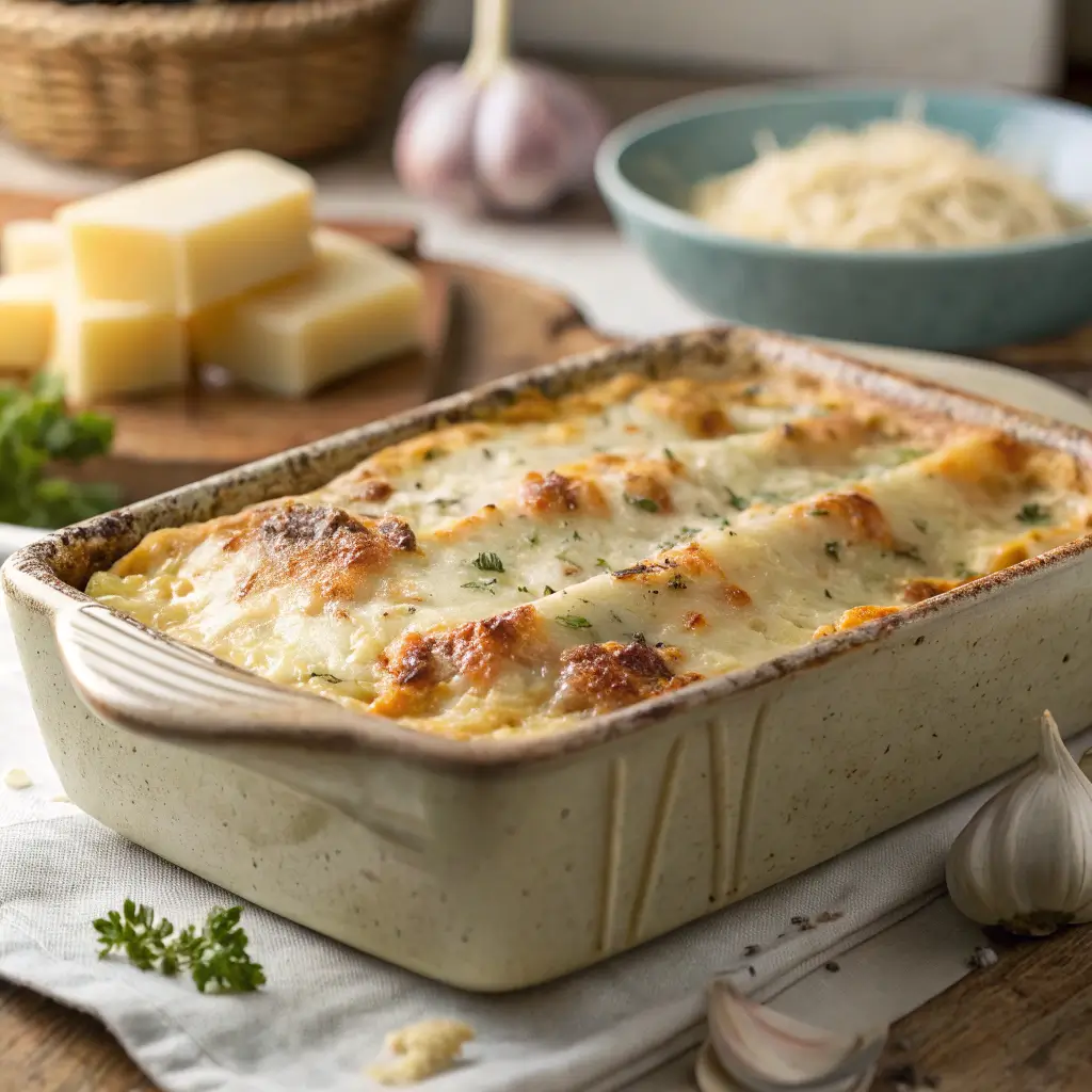 chicken alfredo lasagna